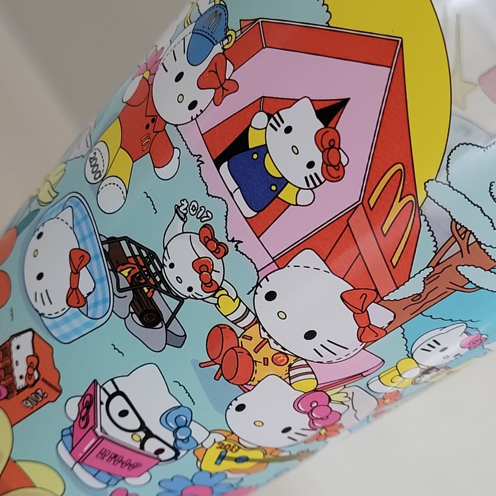 Hello Kitty X Snoopy X McDonald's Collectible Plastic Cup Sanrio X Peanuts 2024 - Picture 1 of 16